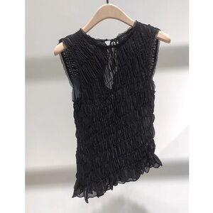 Elegant Black Sleeveless Top